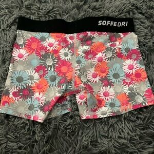 Bike shorts floral pattern